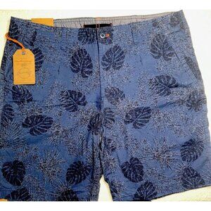 New Mens Original 38W Weatherproof Vintage Blue Shorts Stretch Comfort Pockets